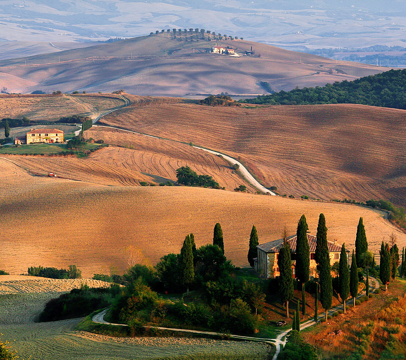 La maremma toscana, vista d'insieme