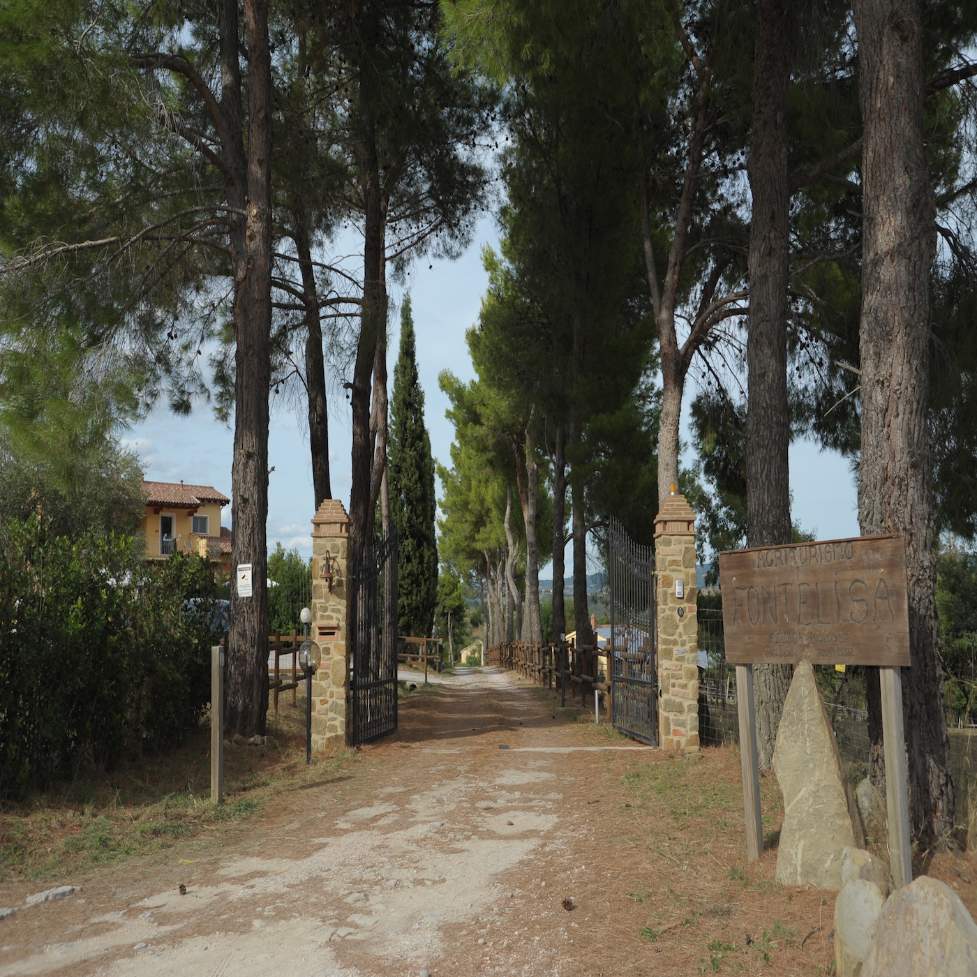 Vista d'ingresso Agriturismo